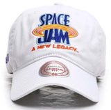 Space Jam Mitchell & Ness Adjustable Unstructured Clean Up White Hat