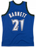 Men's Mitchell & Ness Kevin Garnett Blue Minnesota Timberwolves 2003-04 Hardwood Classics Swingman Jersey