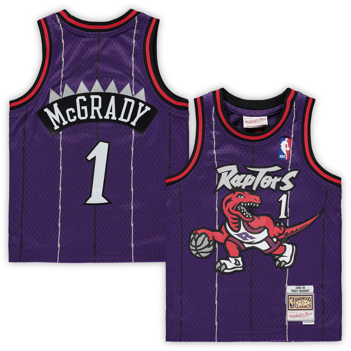 Men's Tracy McGrady #1 Toronto Raptors Mitchell Ness Swingman Jersey