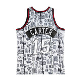 Mitchell & Ness Doodle Swingman Jersey - Vince Carter #15 Toronto Raptors 1998 - 1999