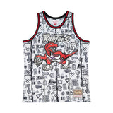 Mitchell & Ness Doodle Swingman Jersey - Vince Carter #15 Toronto Raptors 1998 - 1999