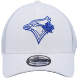 New Era Toronto Blue Jays 39Thirty Flex Hat - White/Grey Batting Practice