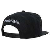 Men's Brooklyn Nets Mitchell & Ness Black Snapback Hat