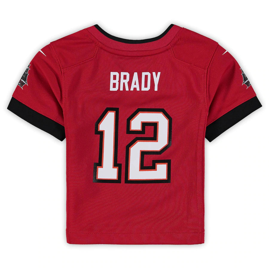 Infant Nike Tom Brady Red Tampa Bay Buccaneers - Game Jersey