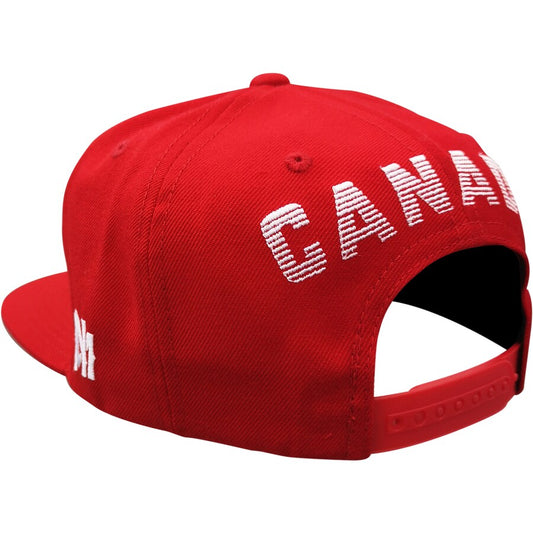 Toronto Raptors Mitchell & Ness Canada Day Mascot Snapback Adjustable Hat - Red