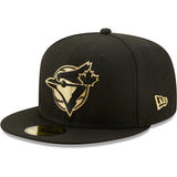 New Era 1992 World Series Toronto Blue Jays 59Fifty Fitted Hat - Black & Metallic Gold