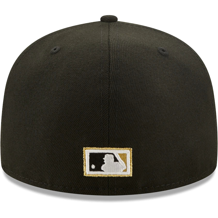 New Era 1992 World Series Toronto Blue Jays 59Fifty Fitted Hat - Black & Metallic Gold