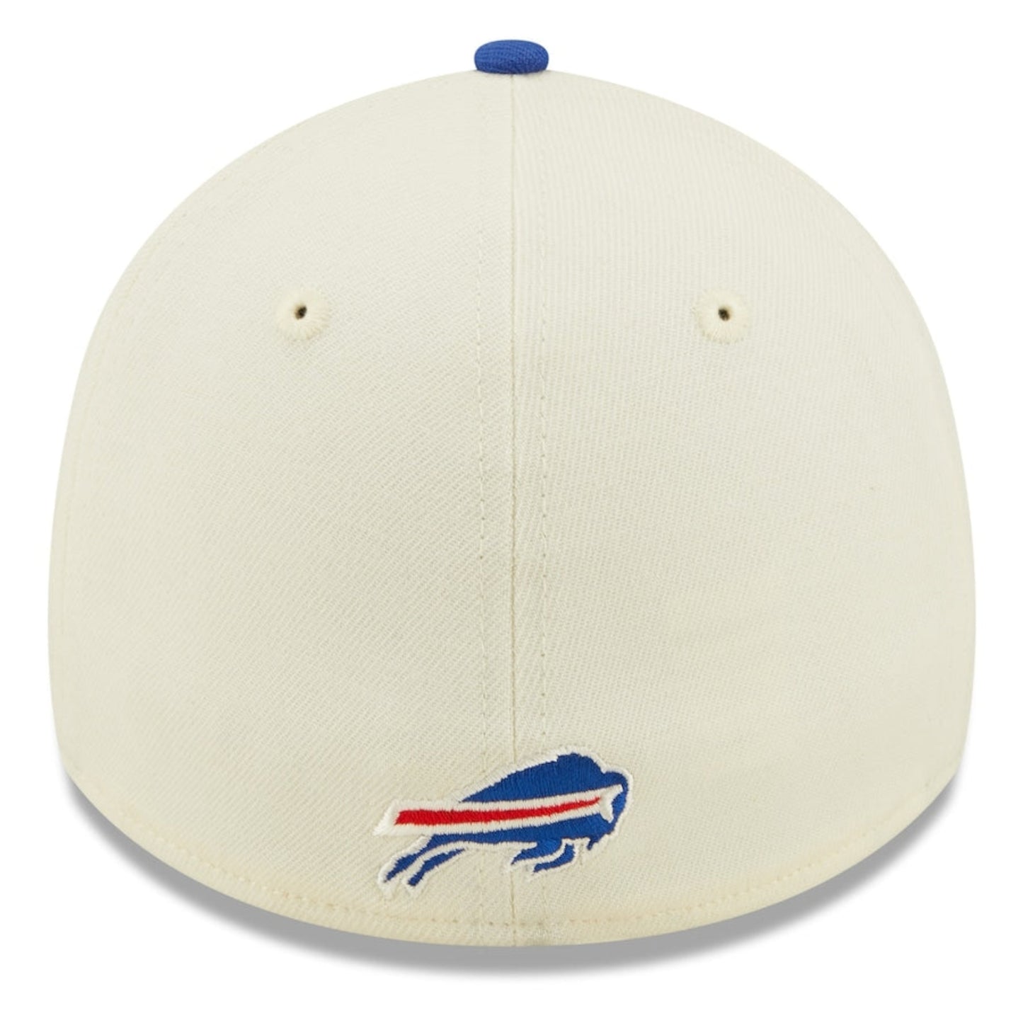 Buffalo Bills 2022 Sideline New Era 39THIRTY Stretch Fit Hat- Cream / Royal