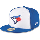 New Era Toronto Blue Jays 2017 Authentic Collection On-Field 59Fifty Fitted Hat - White & Royal Blue