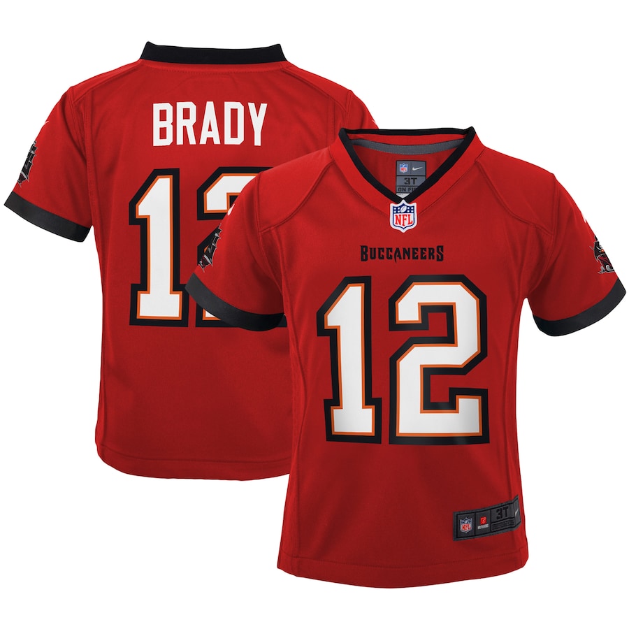 Toddler Nike Tom Brady Red Tampa Bay Buccaneers Game Jersey