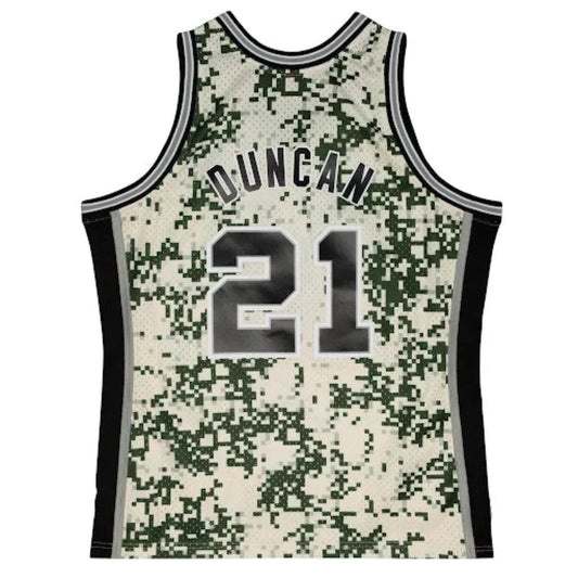 Tim Duncan #21 San Antonio Spurs Mitchell & Ness Hardwood Classics Swingman Jersey – 2014 Alternate
