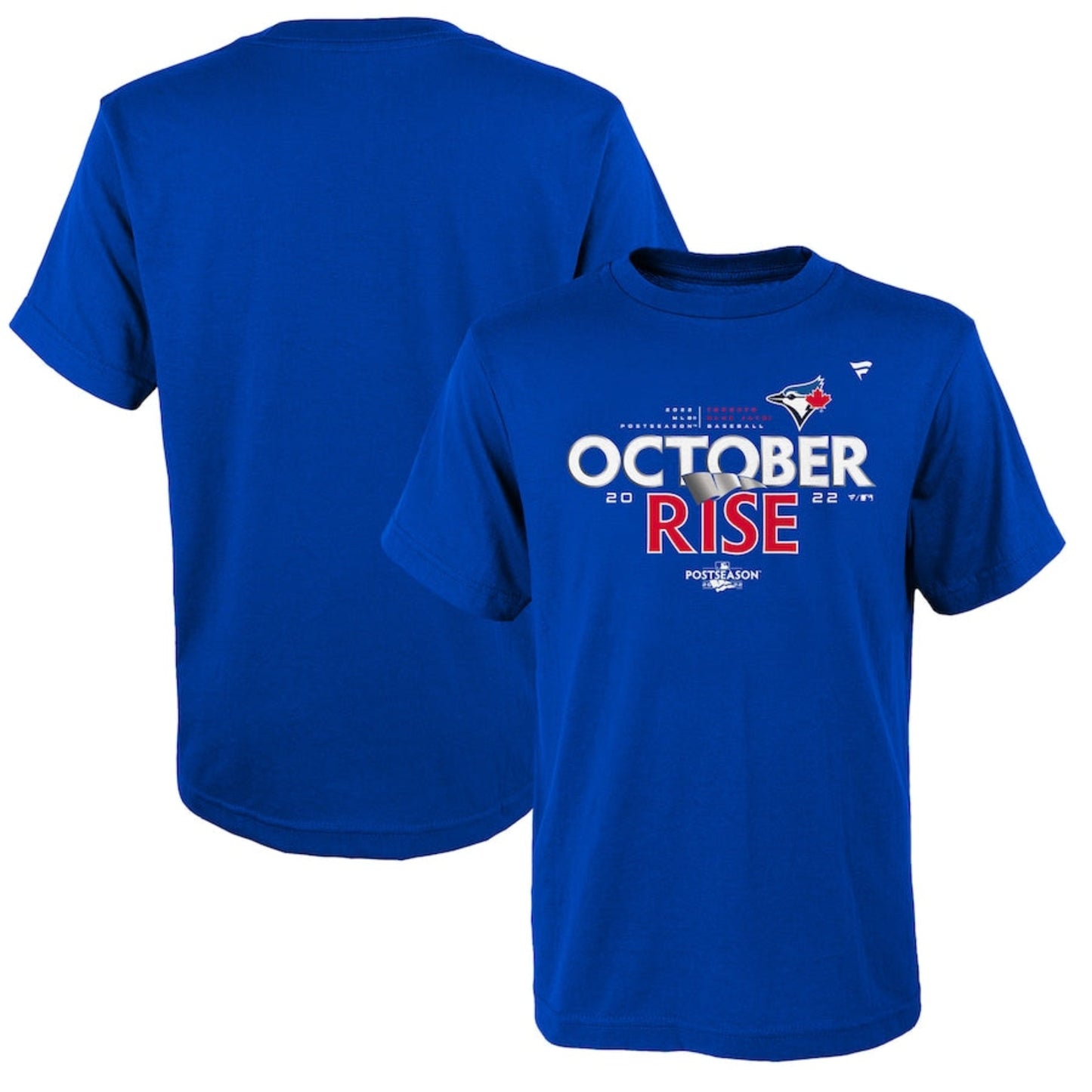 Youth Toronto Blue Jays Fanatics 2022 Postseason Locker Room T-Shirt