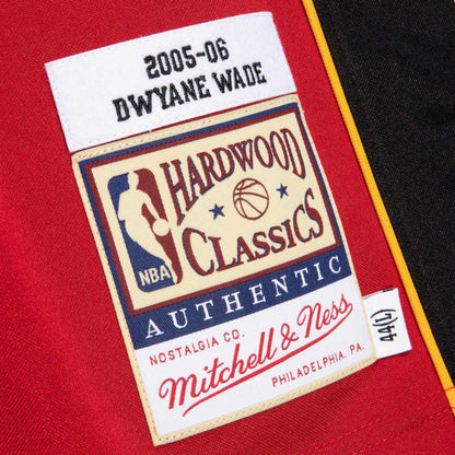 Mitchell & Ness Men's NBA Dwayne Wade Miami Heat 2006 FINALS AUTHENTIC Jersey - Red