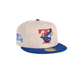 New Era Toronto Blue Jays 25th Season Cooperstown 59Fifty Fitted Cap Blue Brim Sidepatch