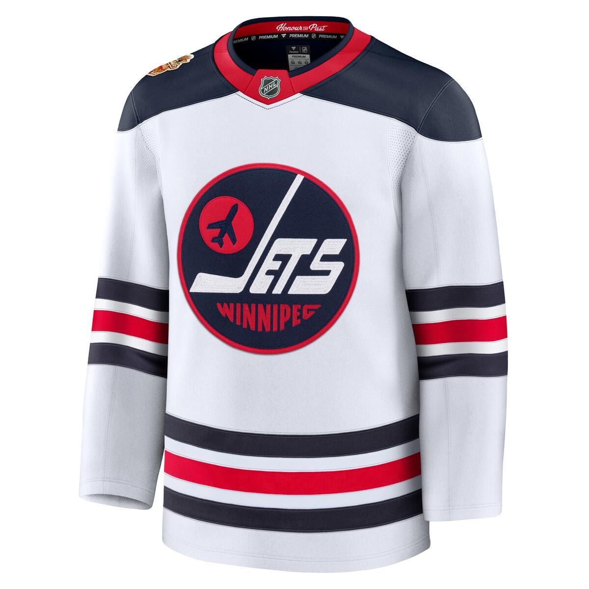 Fanatics Men's NHL Winnipeg Jets Blank Premium Jersey - White