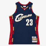 Mitchell & Ness Men's NBA Cleveland Cavaliers LeBron James 2003-04 Authentic Jersey - Navy