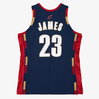 Mitchell & Ness Men's NBA Cleveland Cavaliers LeBron James 2003-04 Authentic Jersey - Navy