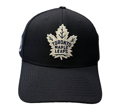 American Needle Toronto Maple Leafs NHL Sidepatch Velcro Adjustable Hat - Navy