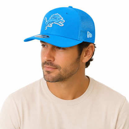 New Era 9SEVENTY 2025 NFL Detroit Lions Team Collection Adjustable Stretch-Snap Hat - Blue