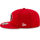 New Era NFL San Francisco 49ers 9FIFTY Sideline Road Red Adjustable Snapback