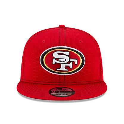 New Era NFL San Francisco 49ers 9FIFTY Sideline Road Red Adjustable Snapback