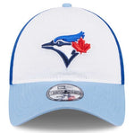 Men's New Era MLB Toronto Blue Jays White/Powder Blue 2024 Spring Training 9TWENTY Adjustable Hat