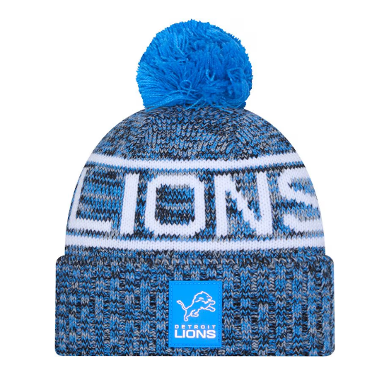 New Era NFL 2025 Sideline Cold Weather Cuffed Knit Hat with Pom
