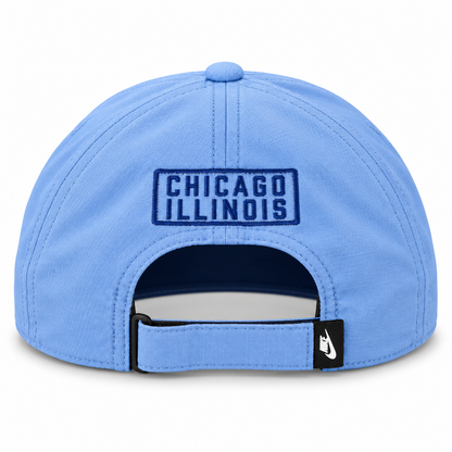 Nike MLB Chicago Cubs Club Cap Adjustable Hat – Light Blue