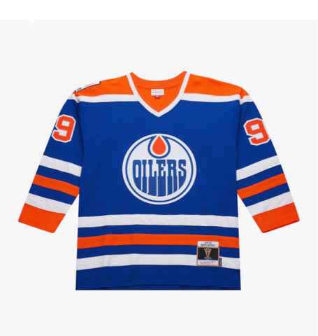 Mitchell & Ness NHL Wayne Gretzky Edmonton Oilers 1979/80 Jersey - Blue