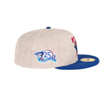 New Era Toronto Blue Jays 25th Season Cooperstown 59Fifty Fitted Cap Blue Brim Sidepatch
