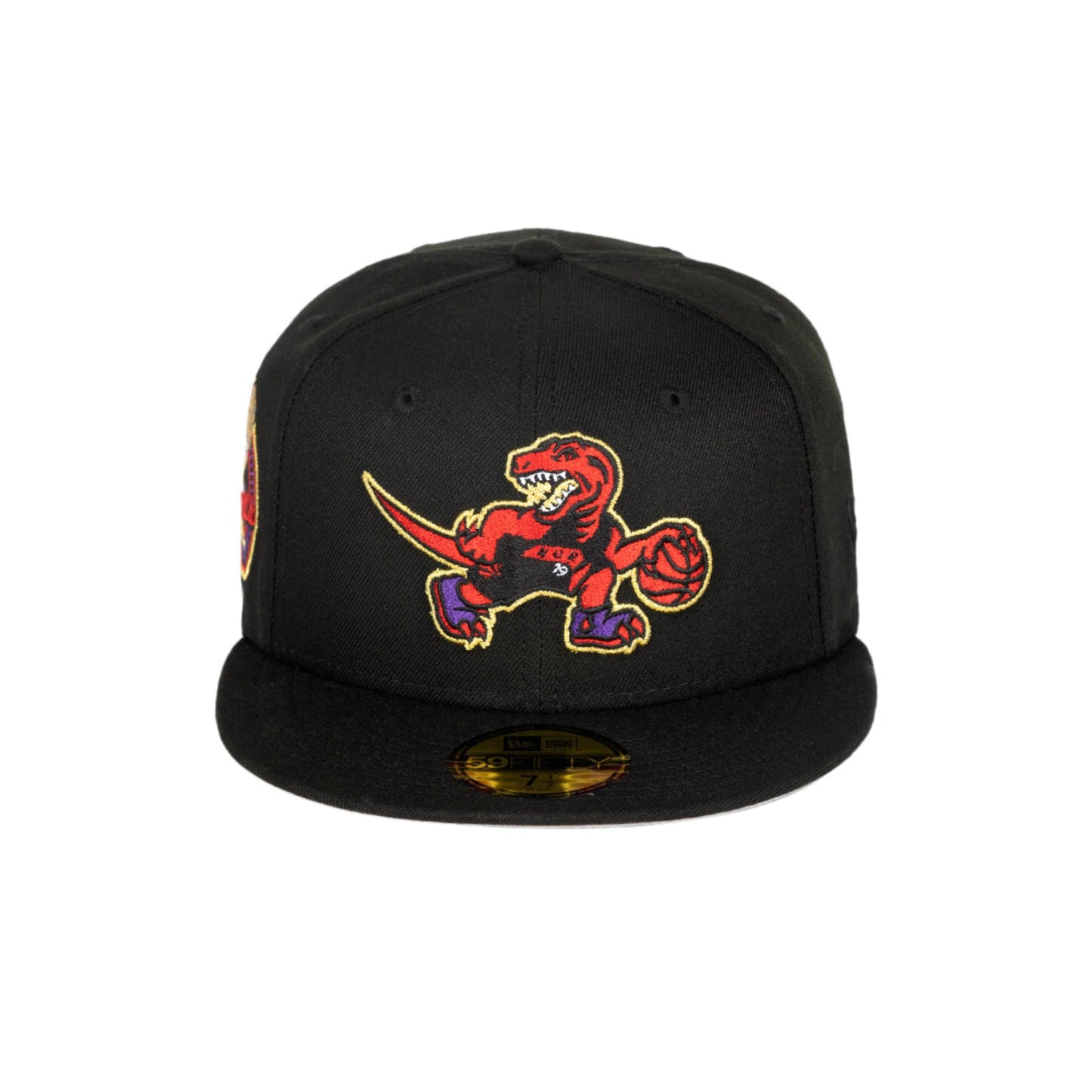 New Era NBA Toronto Raptors 1X Champs Side Patch 59FIFTY Fitted Hat - Black