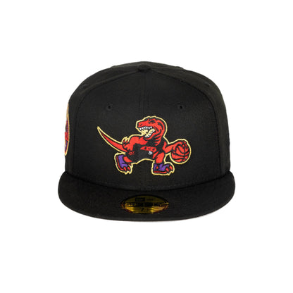 New Era NBA Toronto Raptors 1X Champs Side Patch 59FIFTY Fitted Hat - Black