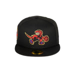 New Era NBA Toronto Raptors 1X Champs Side Patch 59FIFTY Fitted Hat - Black