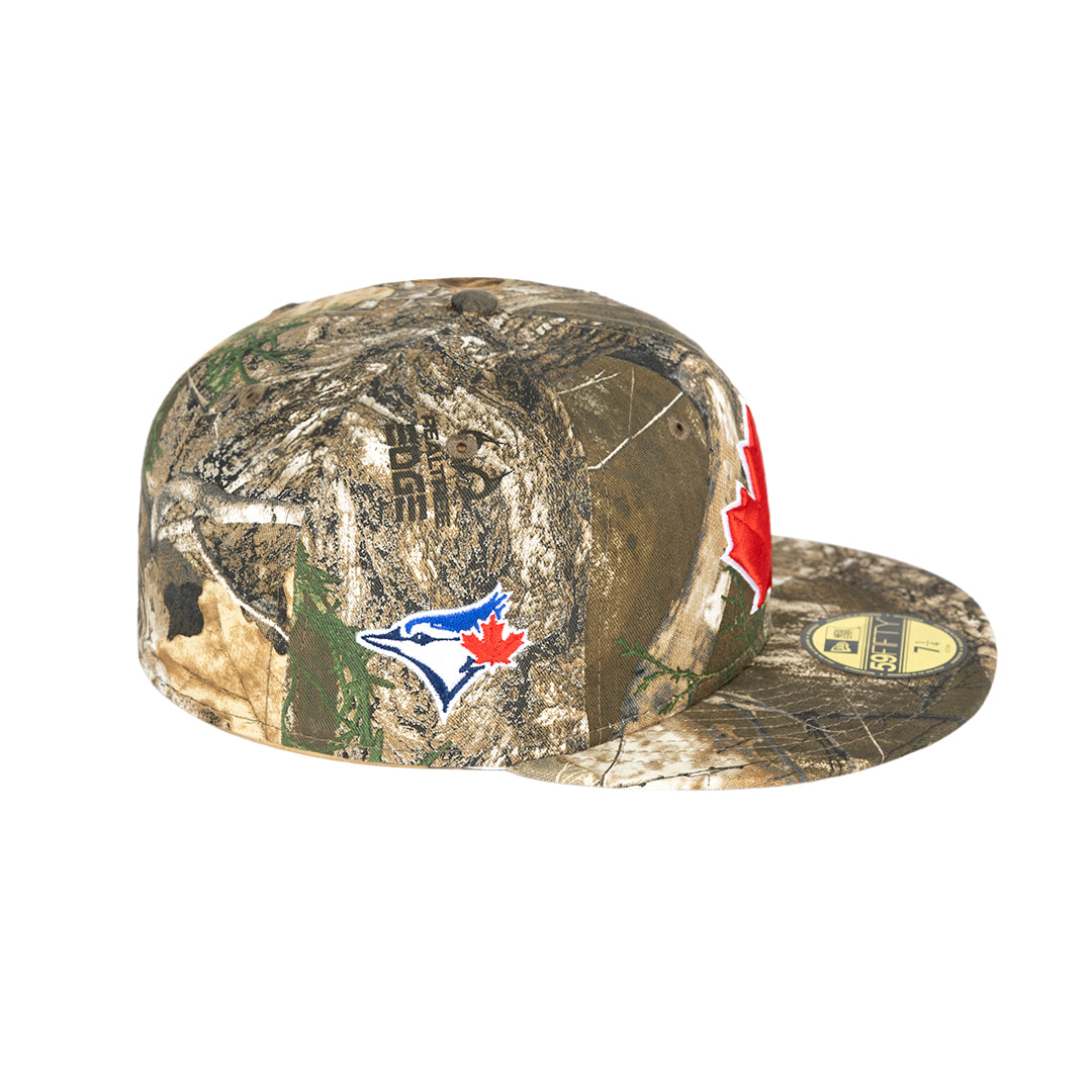 NEW ERA 59FIFTY ブルージェイズ 7 3/8 Dead Tree New Era MLB Toronto Blue Jays Real Tree Edition 59FIFTY Fitted Hat