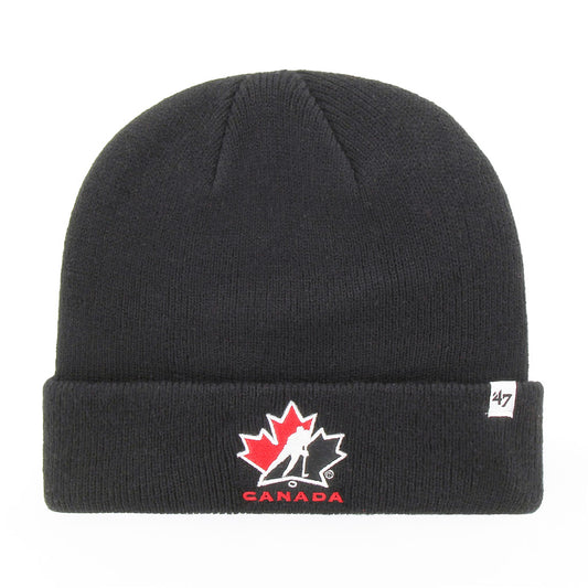 '47 Hockey Canada Raised Cuff Knit - Black