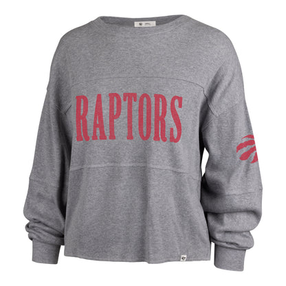 '47 Women's NBA Toronto Raptors Jada Long Sleeve Tee - Grey