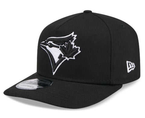 New Era MLB Toronto Blue Jays 9FIFTY A-Frame Adjustable Hat - Black/White