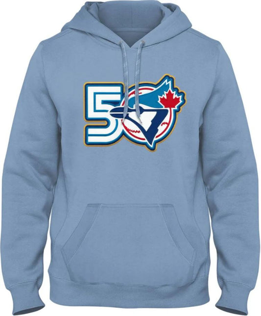 Bulletin MLB Toronto Blue Jays 50th Anniversary Twill Pullover Hoodies - Multiple Colors Available