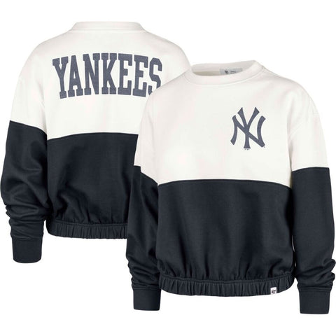 '47 Women's MLB New York Yankees Take Two Bonita Crew - Ivory/Navy