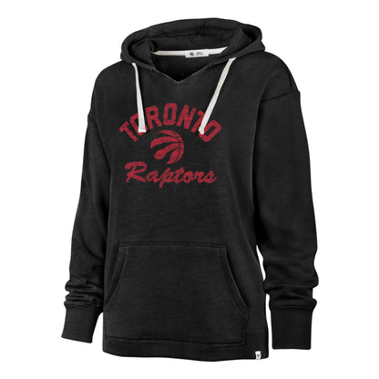 '47 NBA Women's Toronto Raptors Wrapped Up Kennedy Hoodie - Black