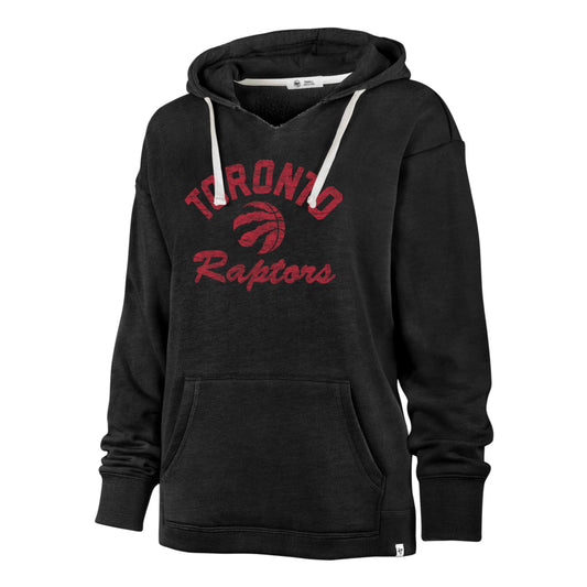 '47 NBA Women's Toronto Raptors Wrapped Up Kennedy Hoodie - Black