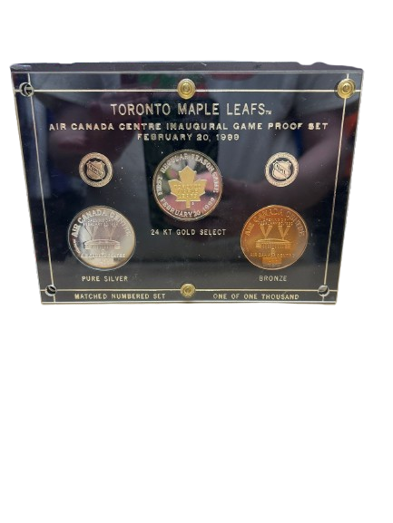 Toronto Maple Leafs Air Canada Centre Inaugural Game Proof Set February 20, 1999 (194/1000)