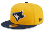 New Era MLB Toronto Blue Jays Two-Tone Color Pack 59FIFTY Fitted Hat - Yellow/Navy