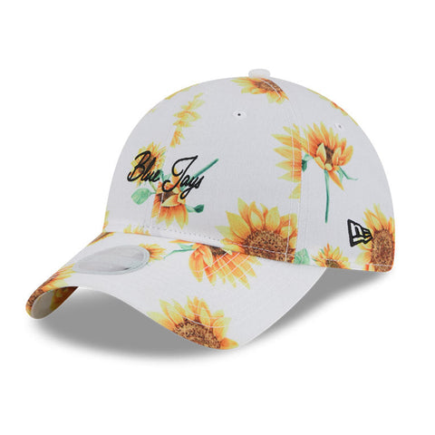 New Era Youth MLB Toronto Blue Jays Sunflower 9TWENTY Adjustable Hat - White