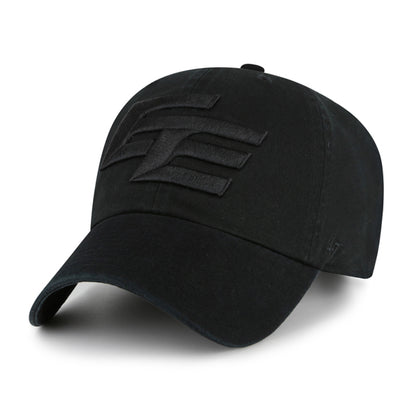 '47 CFL Edmonton Elk New Logo Clean Up Adjustable Hat - Black/Black