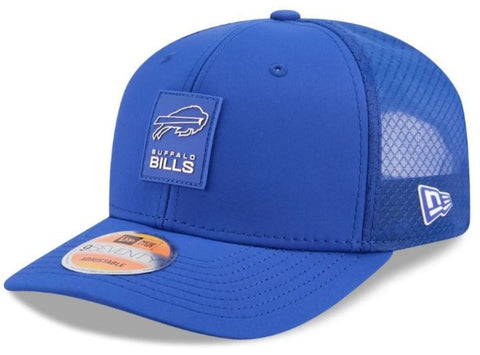 New Era NFL Buffalo Bills 2025 Sideline 9SEVENTY Trucker Adjustable Hat - Blue