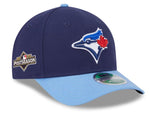 New Era 9FORTY MLB Toronto Blue Jays Two Tone M-Crown 2025 Postseason Adjustable Hat - Royal /Powder Blue