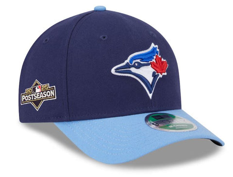 New Era 9FORTY MLB Toronto Blue Jays Two Tone M-Crown 2025 Postseason Adjustable Hat - Royal /Powder Blue