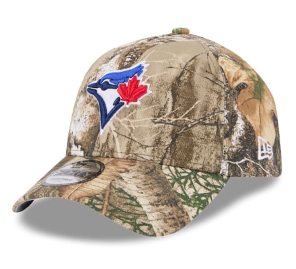 New Era 9FORTY A-Frame MLB Toronto Blue Jays Real Tree Adjustable Hat - Camo