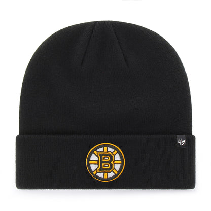 '47 NHL Boston Bruins Raised Cuff Knit - Black